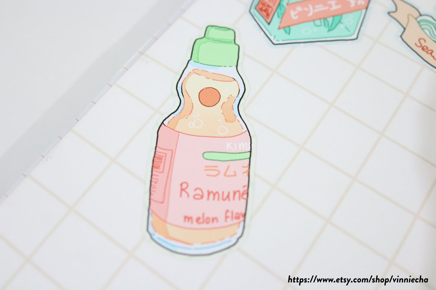 Mellow Melons A6 Vinyl Sticker Sheet