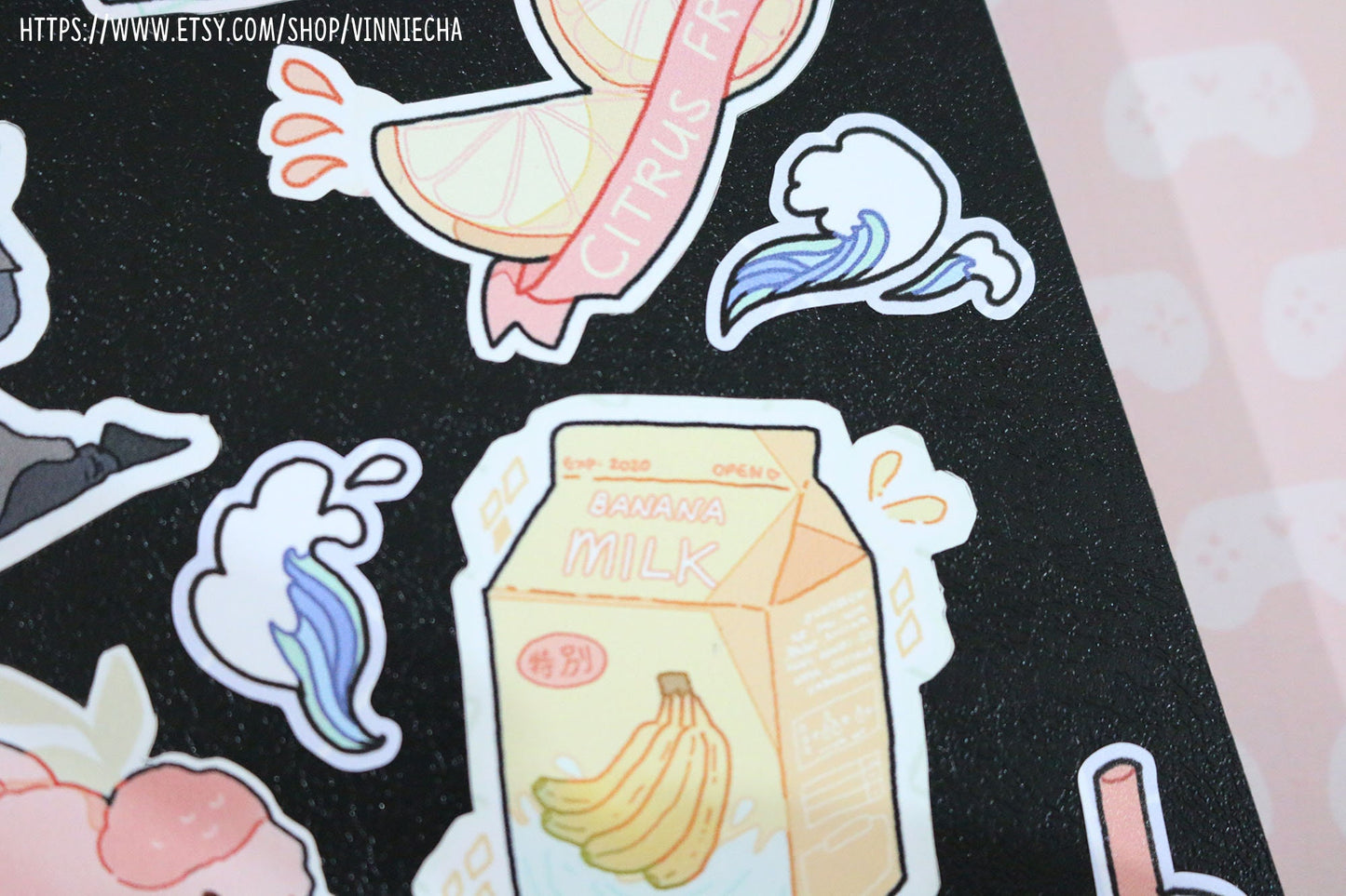 Sea Foam Fantasy A6 Vinyl Sticker Sheet
