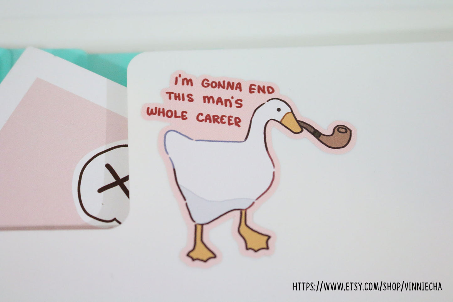 Untitled Goose Game Vinyl Stickers | Set B