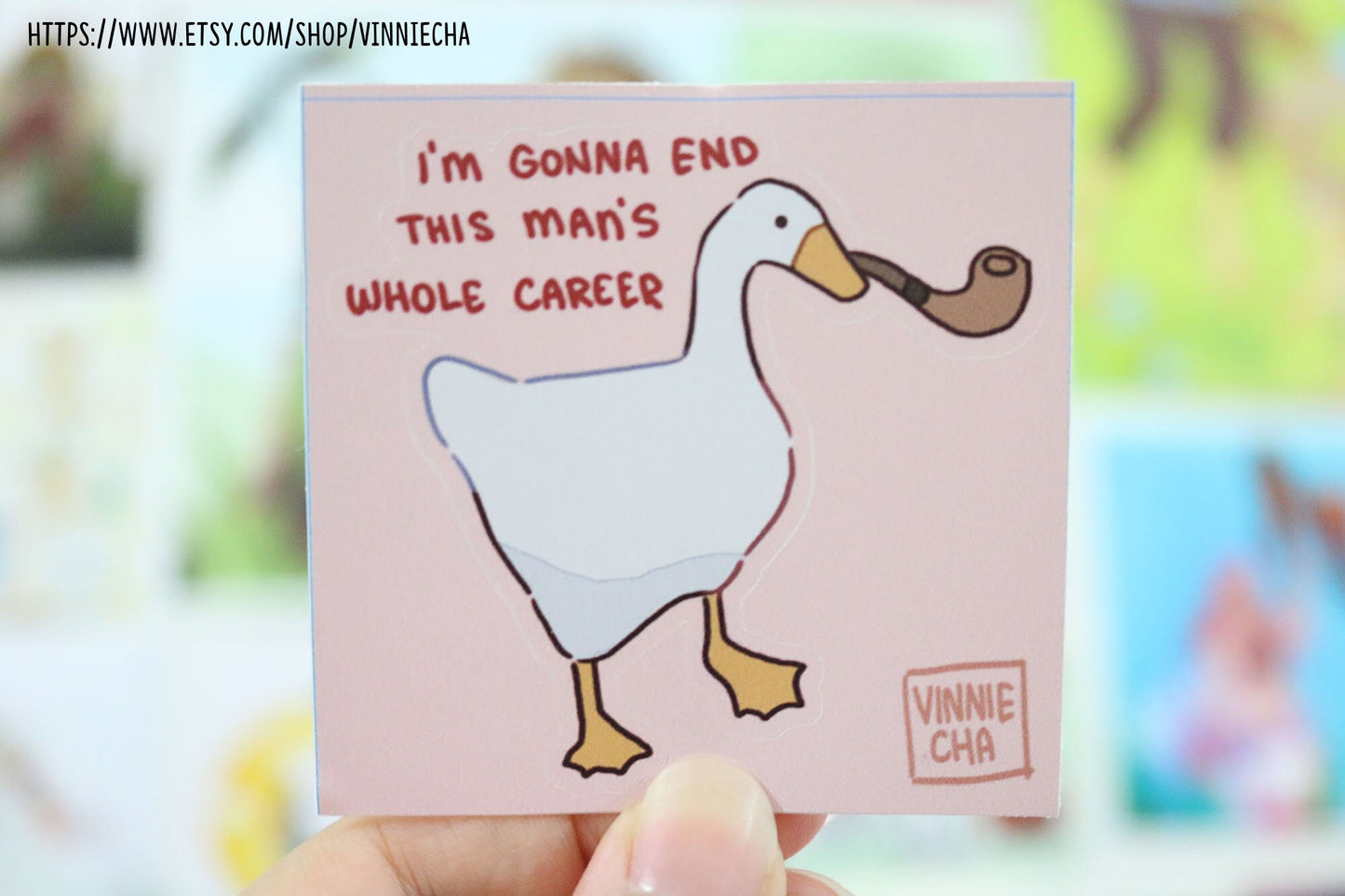 Untitled Goose Game Vinyl Stickers | Set B