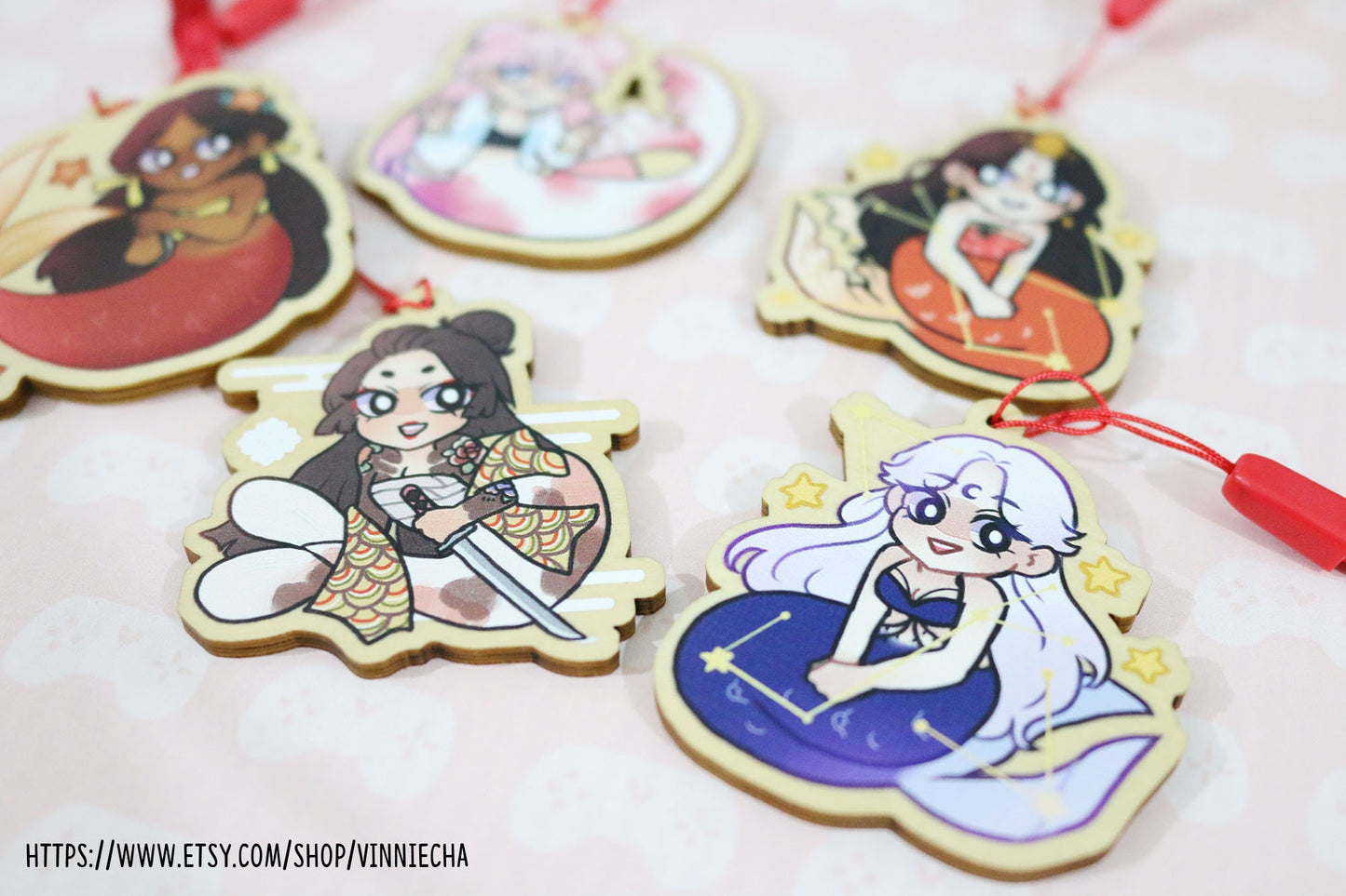 Mermaids | Wooden Charms