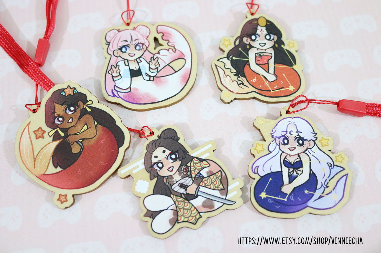 Mermaids | Wooden Charms