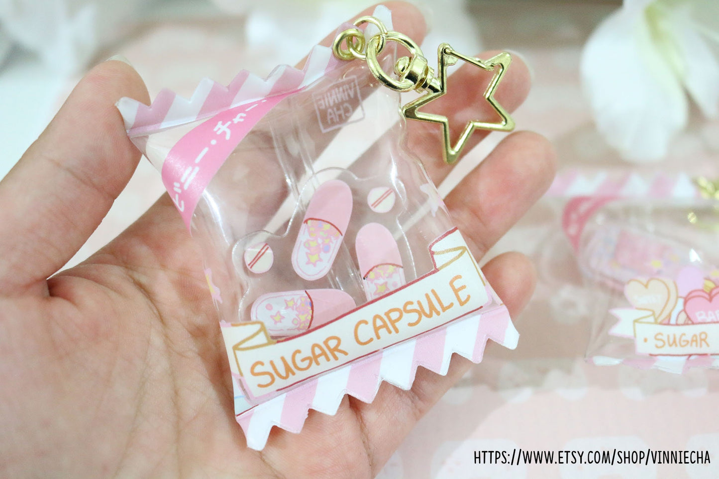 Sugar Pill Candy Charm