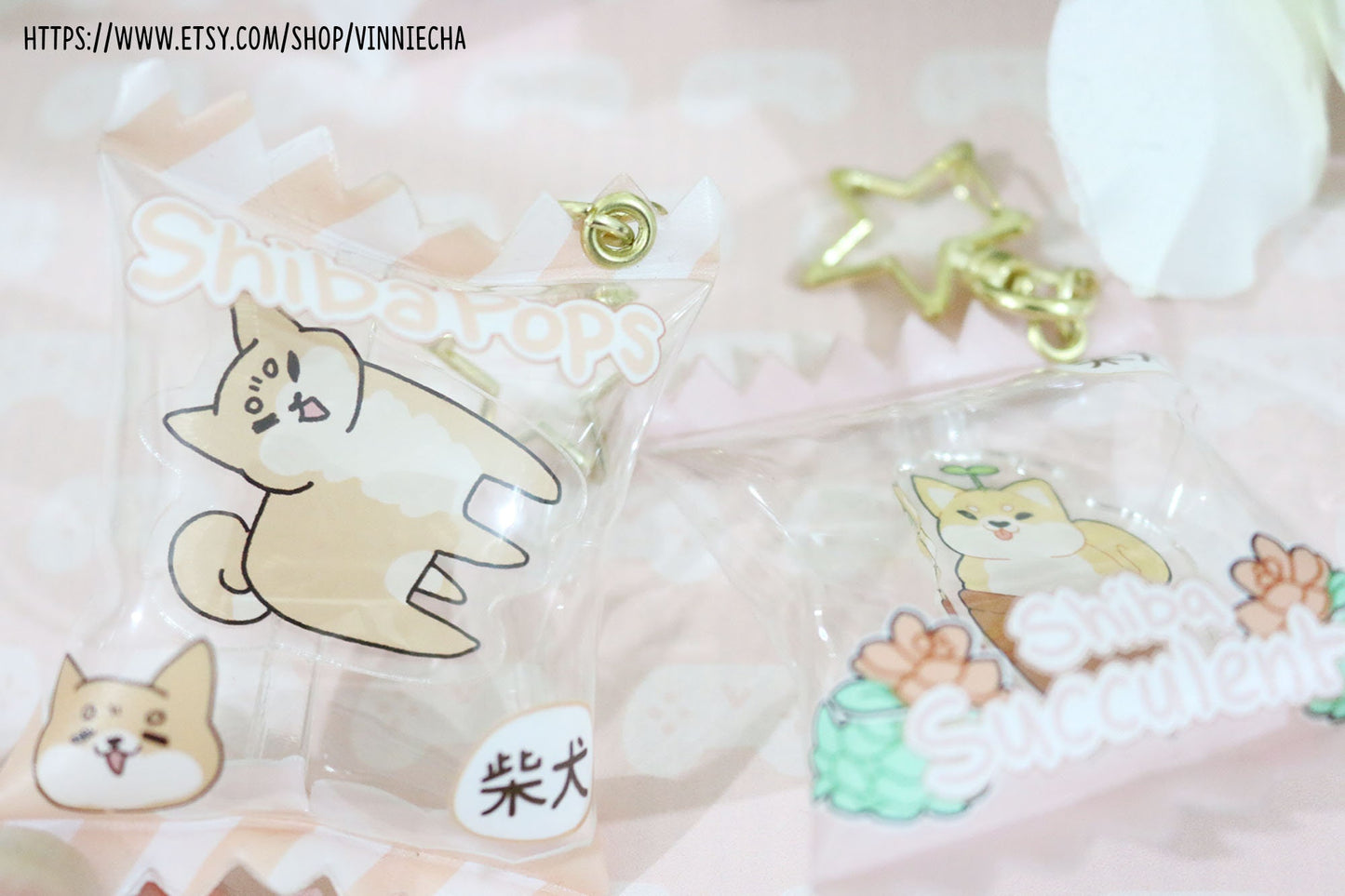 Shiba Inu Candy Charms