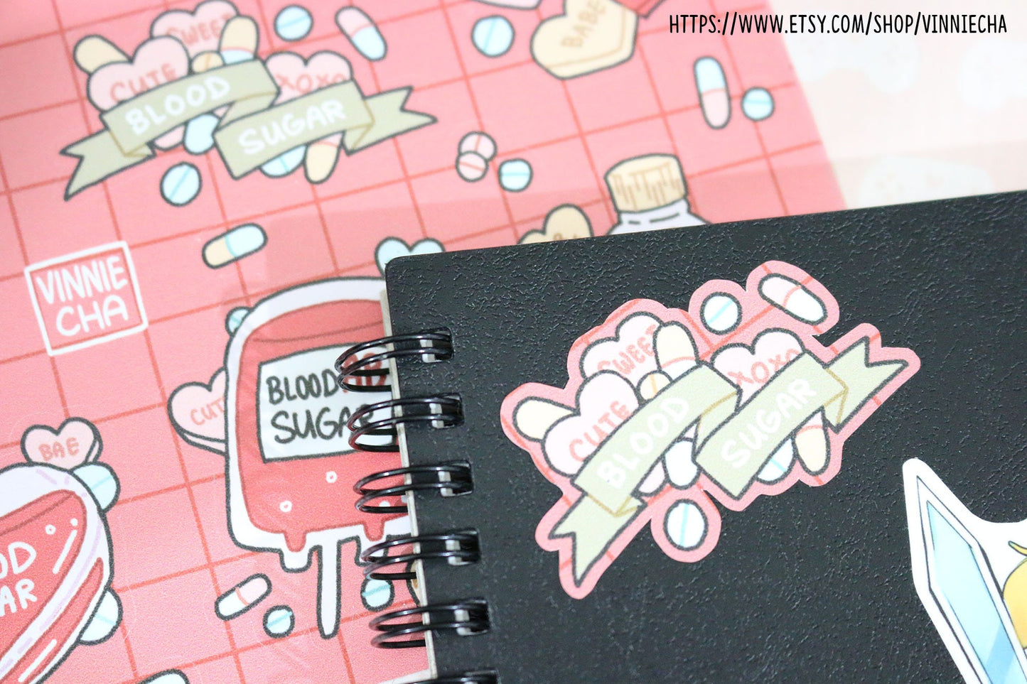 Blood Sugar A6 Sticker Sheet
