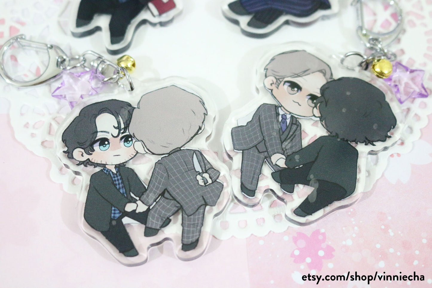 Hannigram | Hannibal + Will Acrylic Charms