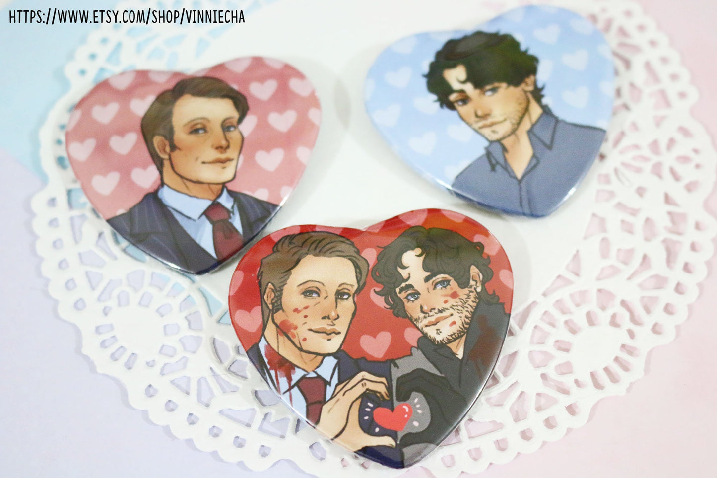Hannigram Heart Badges