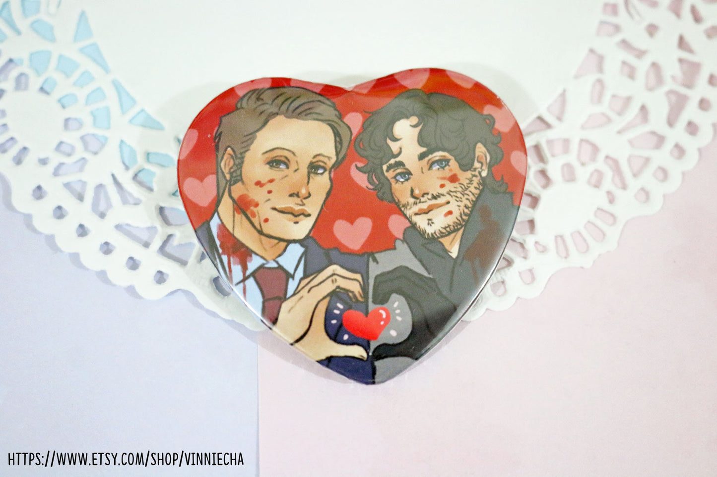 Hannigram Heart Badges