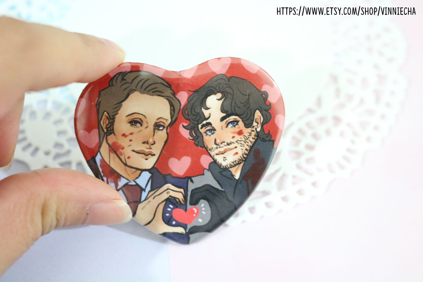 Hannigram Heart Badges