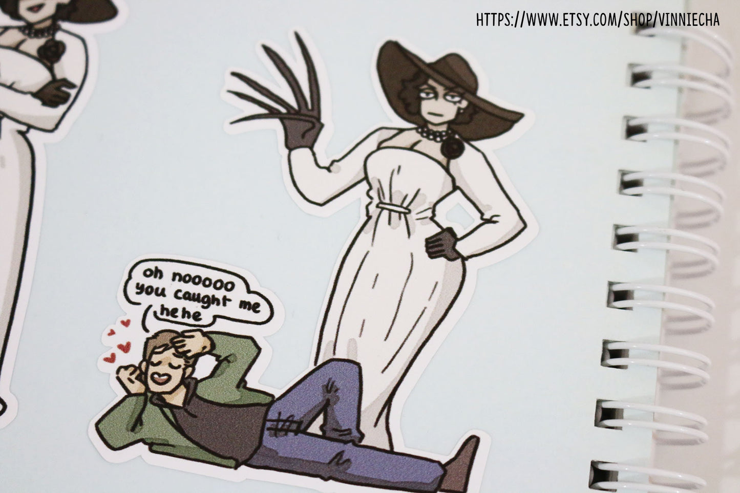 Lady Dimitrescu Vinyl Stickers | Resident Evil Village