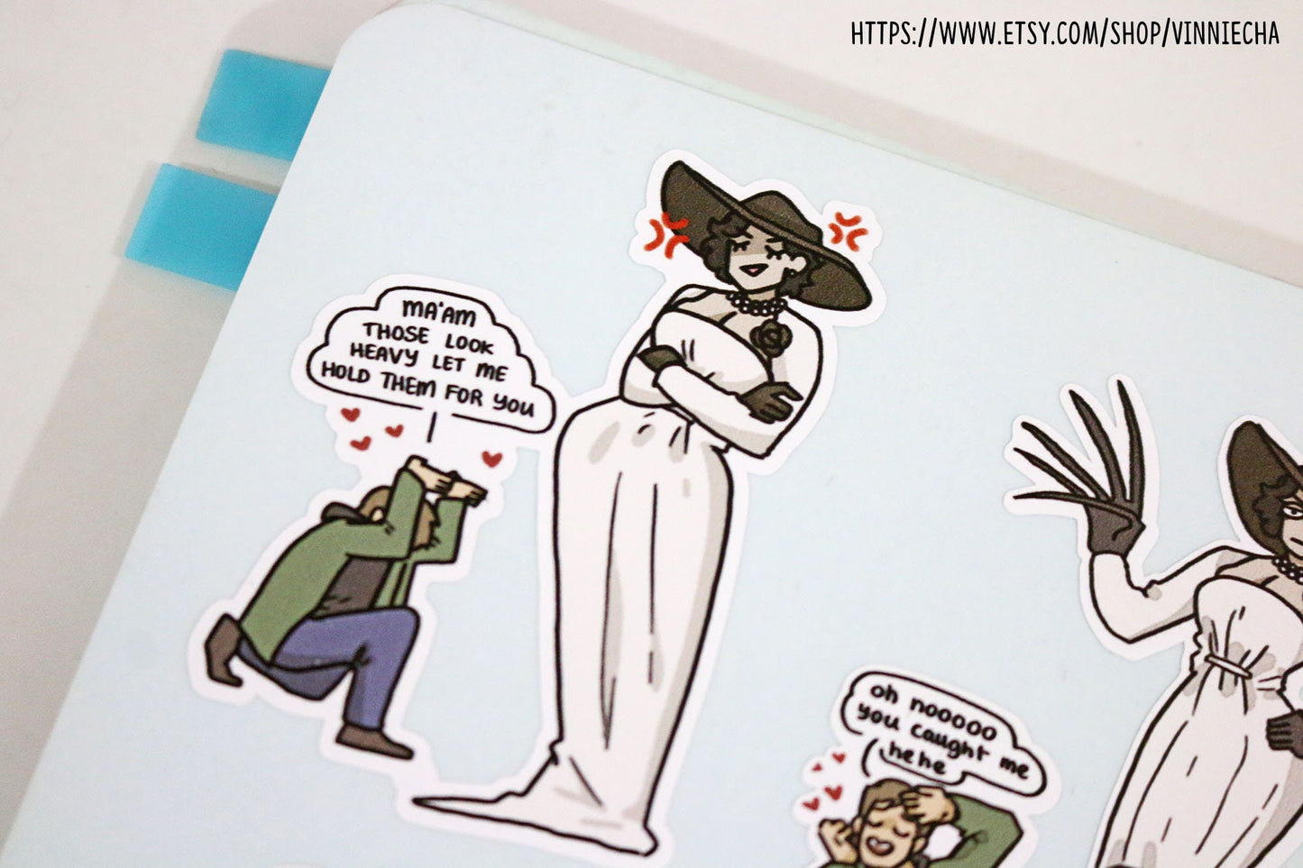 Lady Dimitrescu Vinyl Stickers | Resident Evil Village