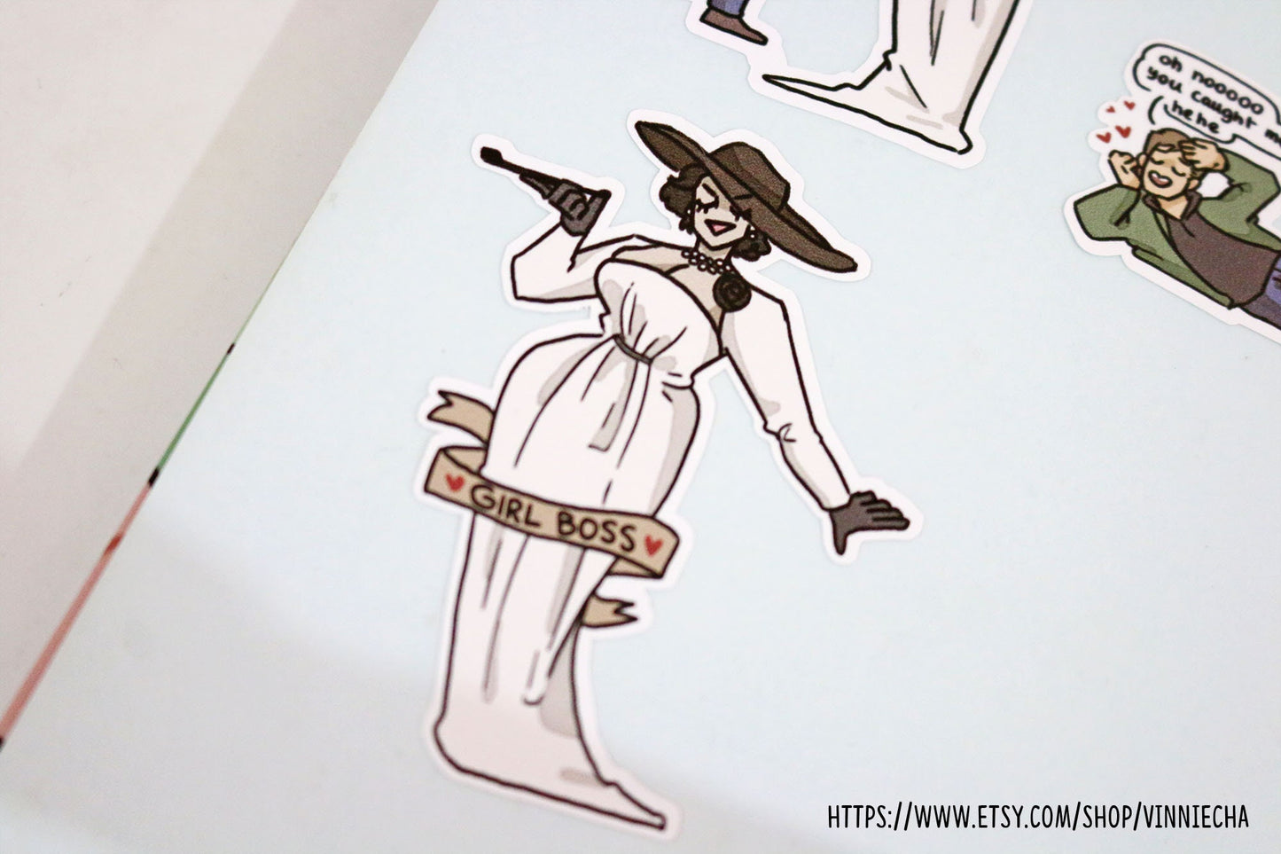 Lady Dimitrescu Vinyl Stickers | Resident Evil Village