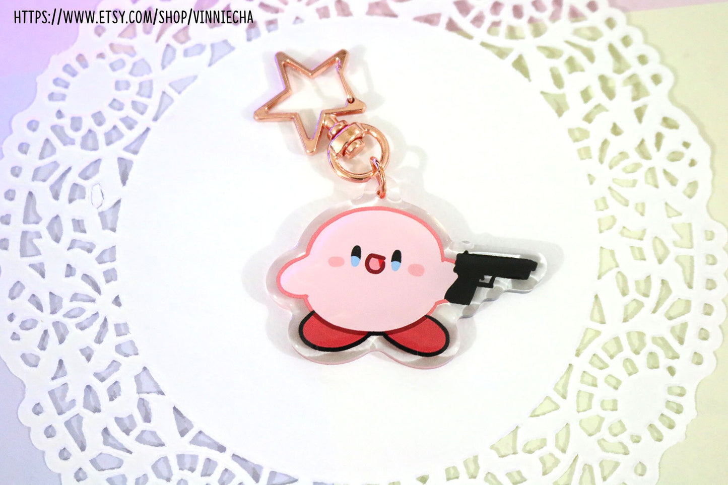 Kirby Acrylic Charms