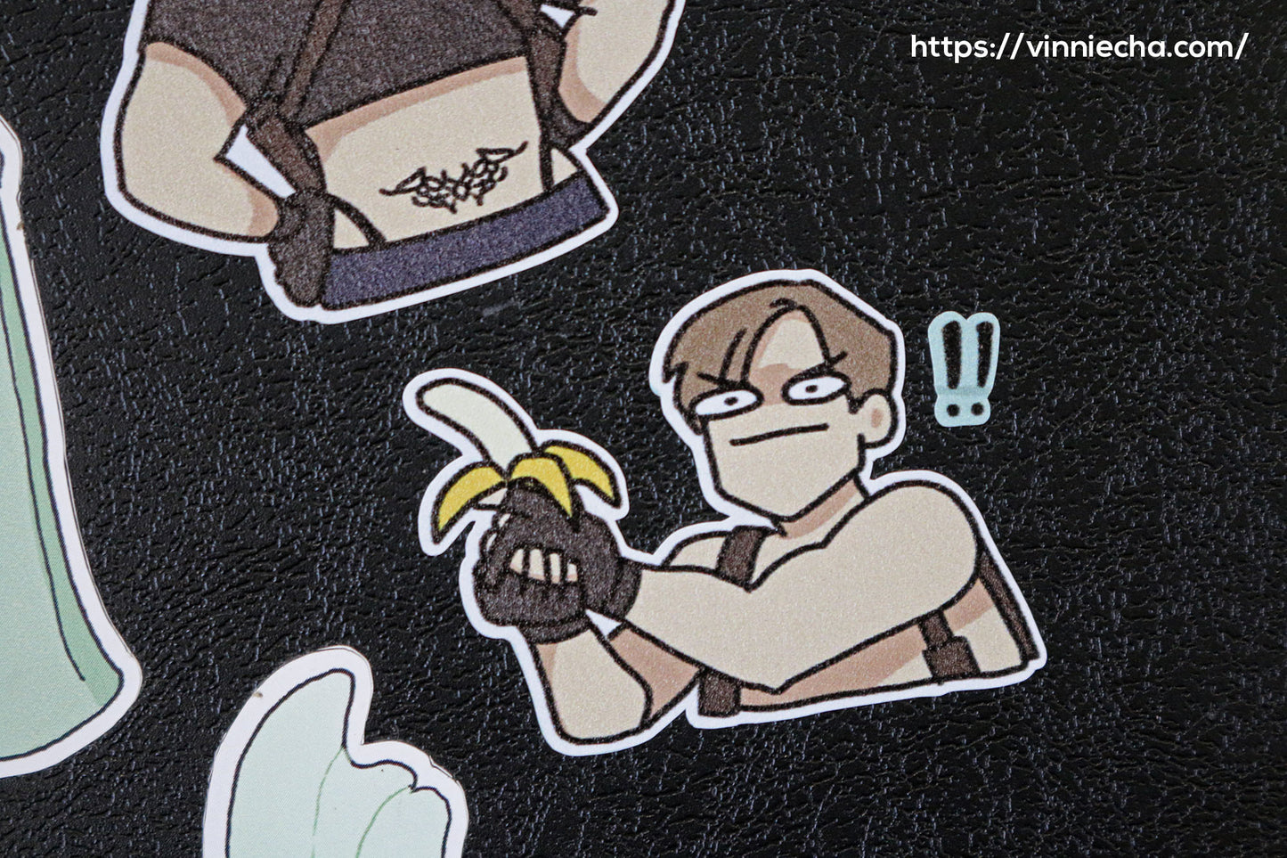 RE4 Leon Kennedy Mods | A6 Sticker Sheet