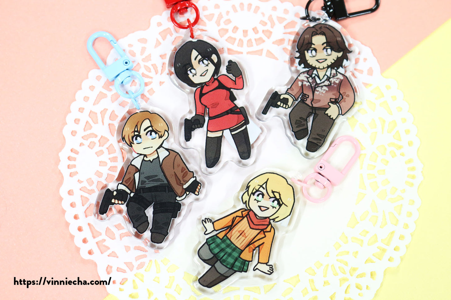 RE4 Remake Acrylic Charms