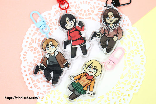 RE4 Remake Acrylic Charms