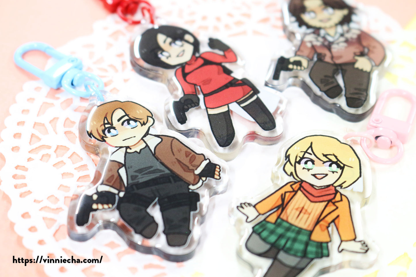 RE4 Remake Acrylic Charms