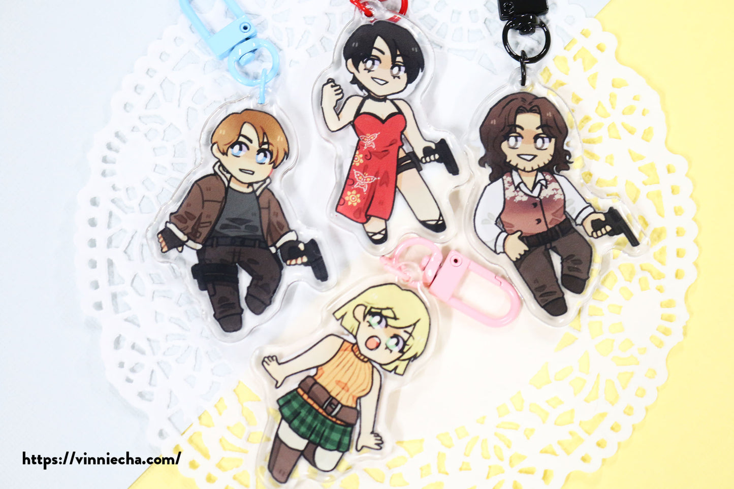 RE4 Remake Acrylic Charms