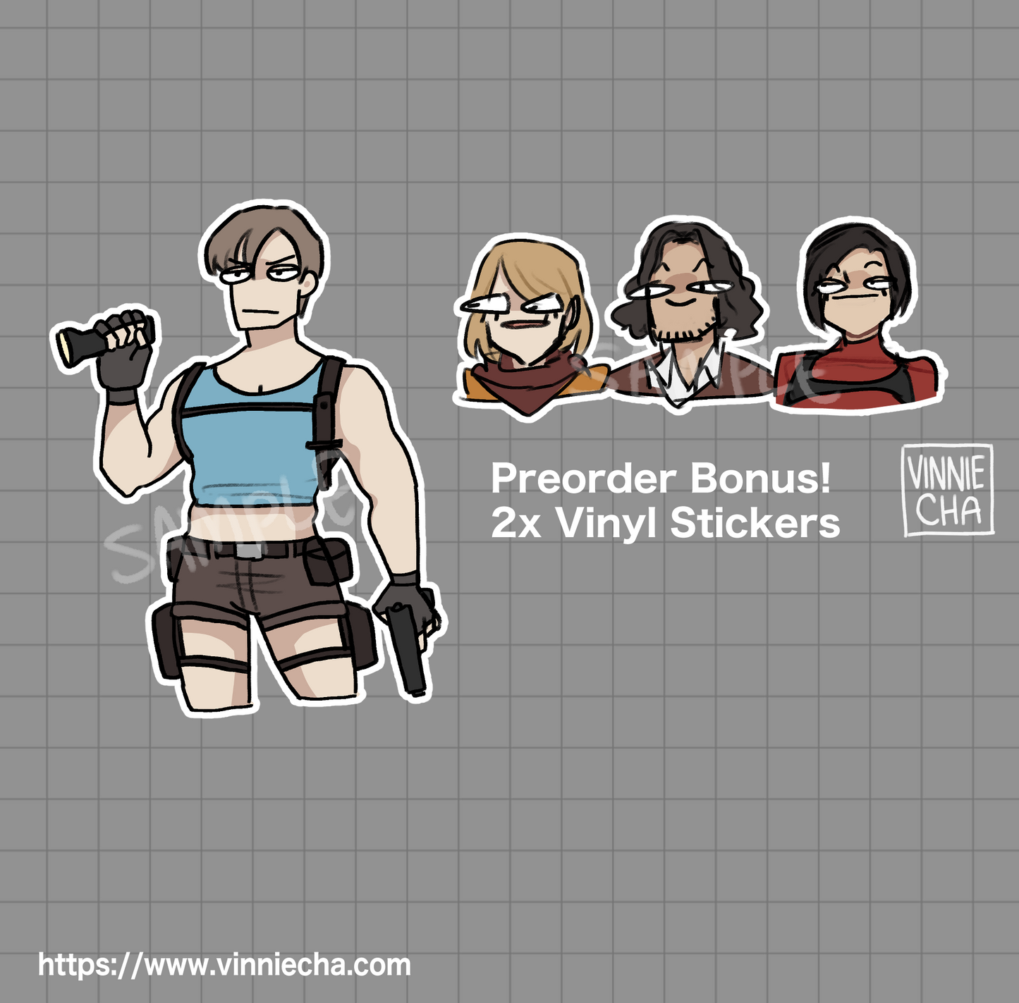 RE4 Remake Acrylic Charms