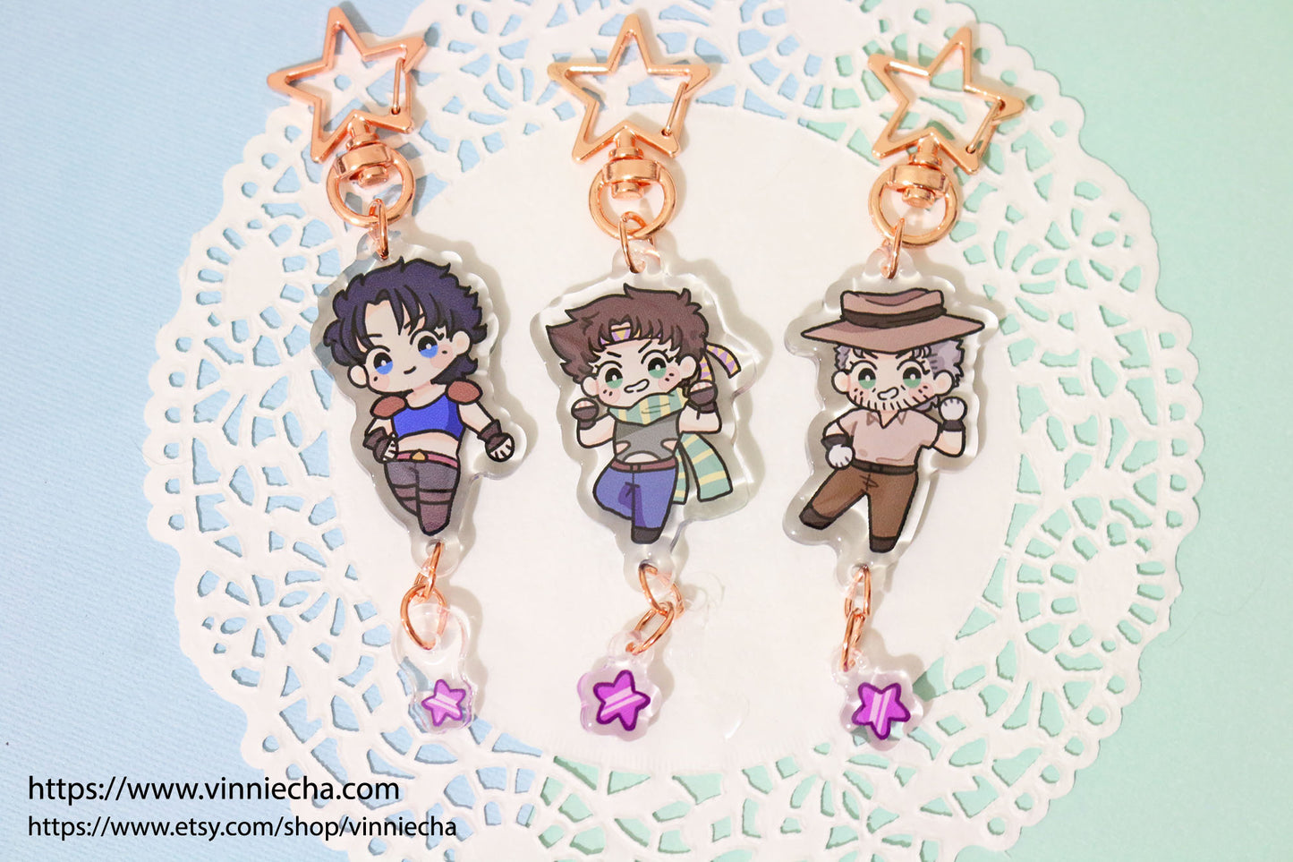 JJBA Acrylic Charms | Set A