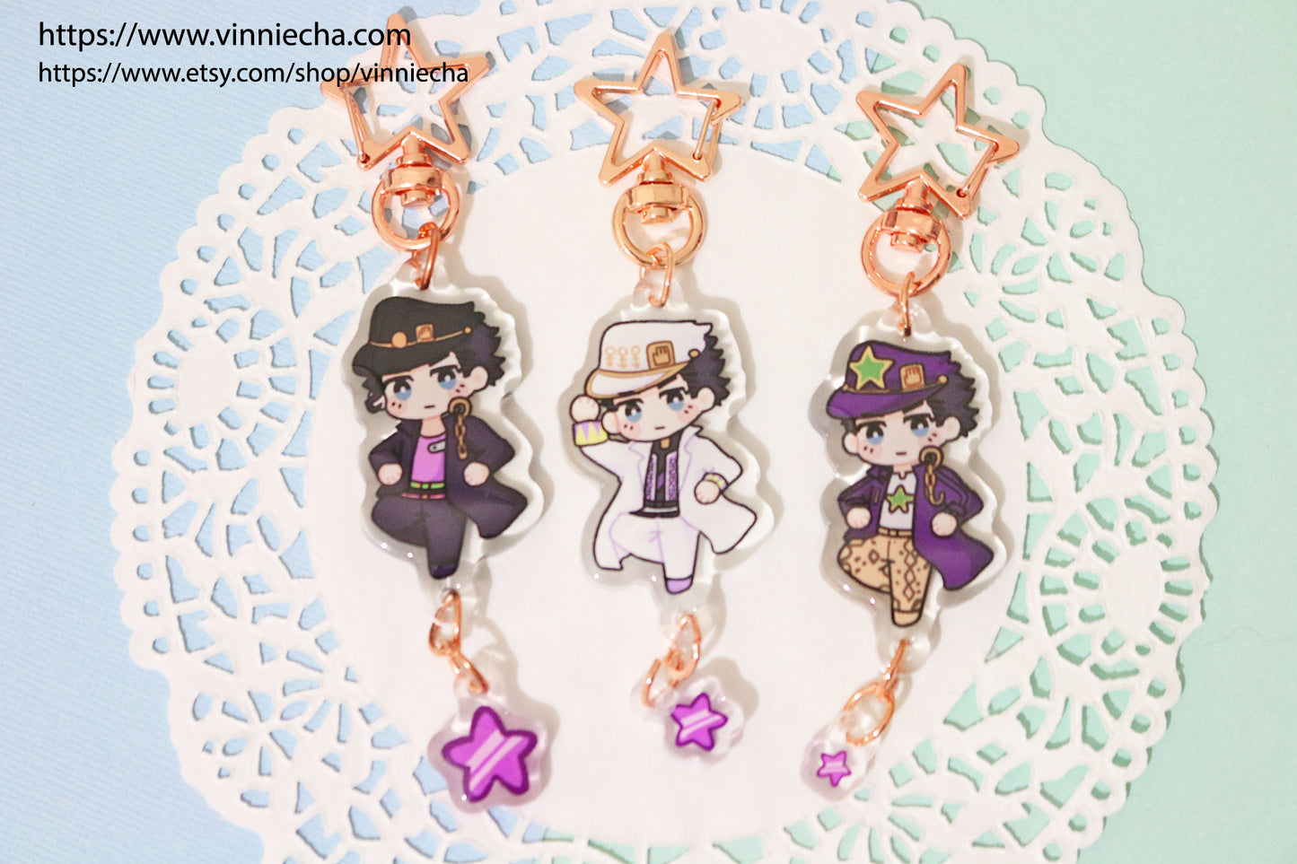 JJBA Acrylic Charms | Set A