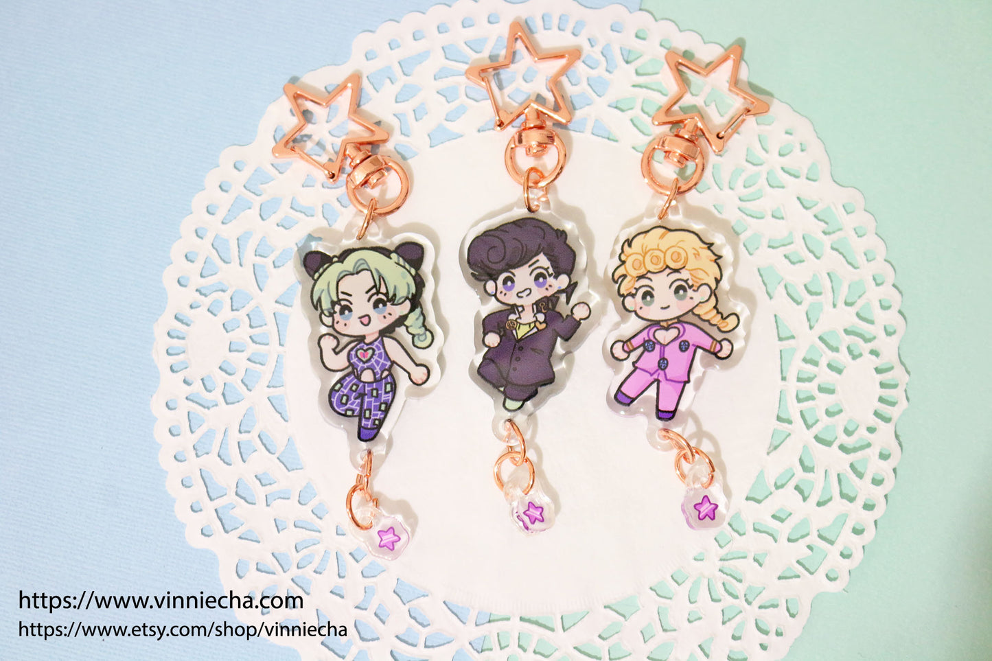 JJBA Acrylic Charms | Set A