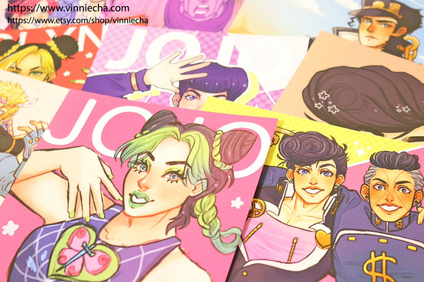 JJBA Prints | A3 A4 A5 | Set A