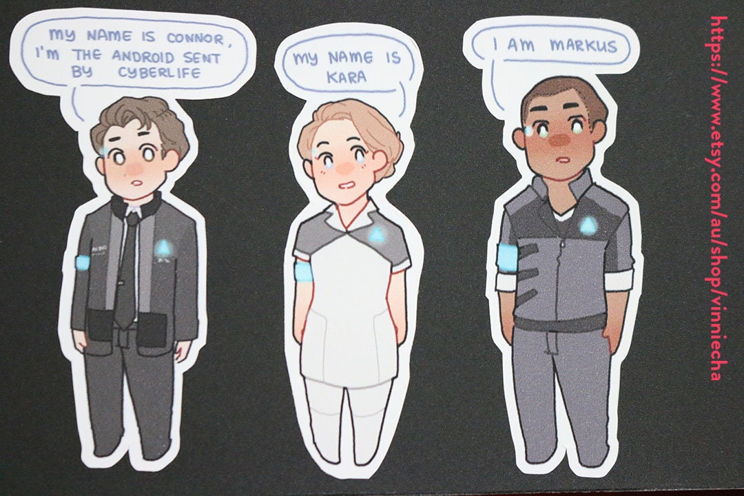 Detroit Become Human Vinyl Stickers