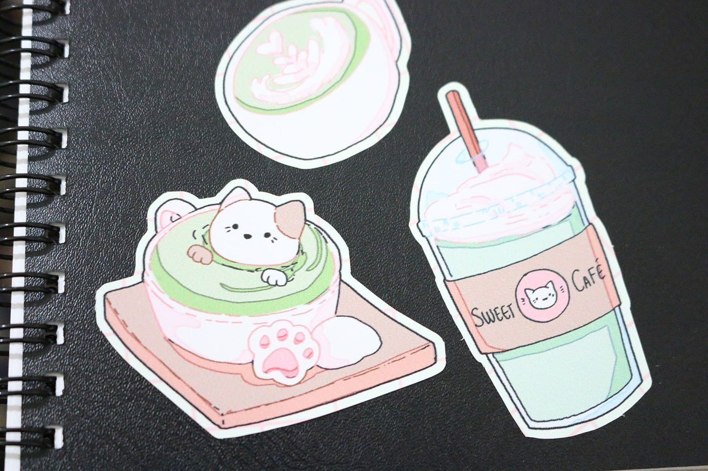 Matcha A6 Sticker Sheet