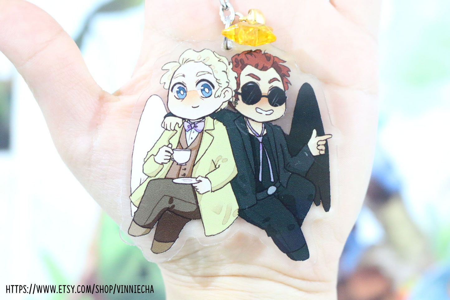 Good Omens Acrylic Charms