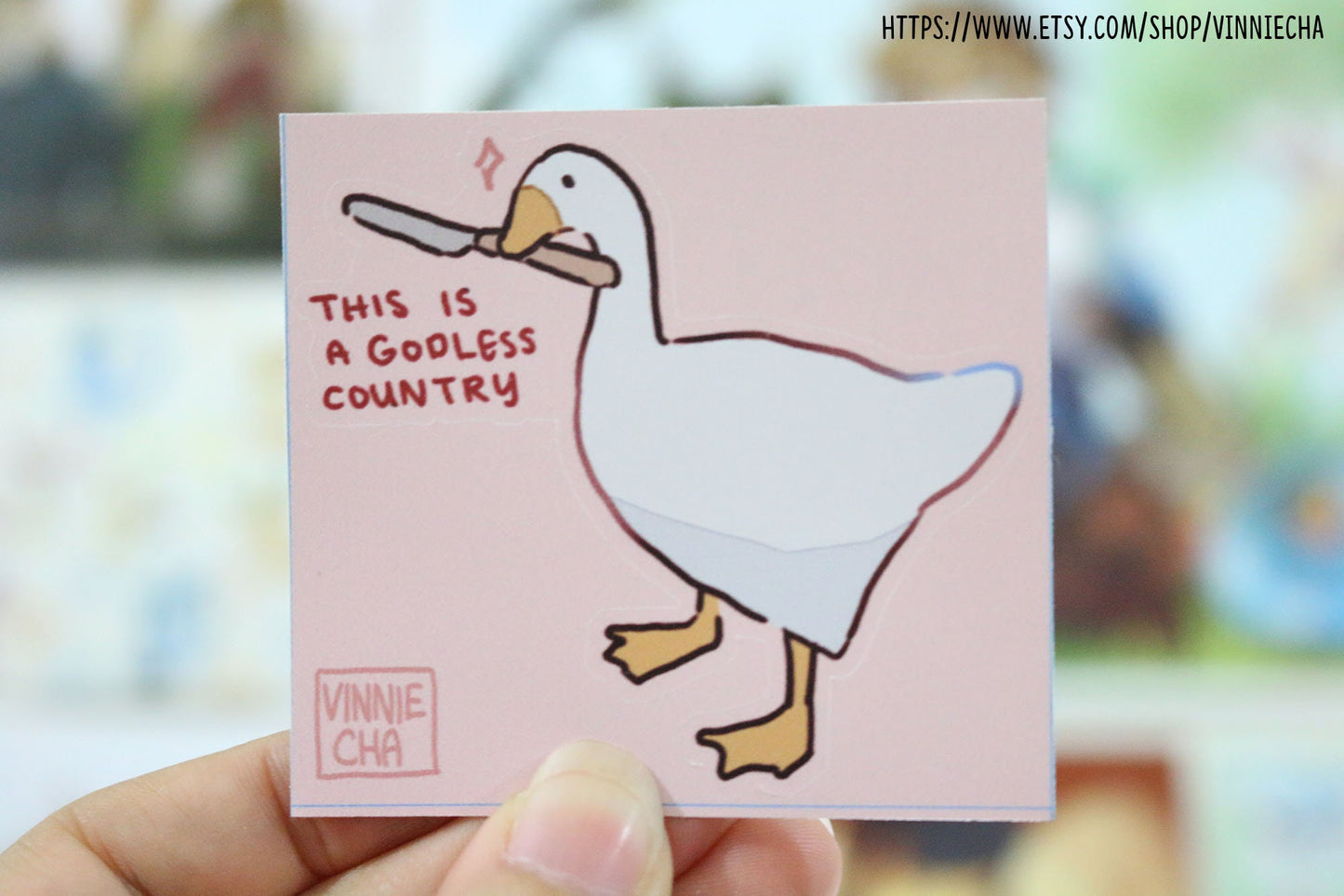 Untitled Goose Game Vinyl Stickers | Set A