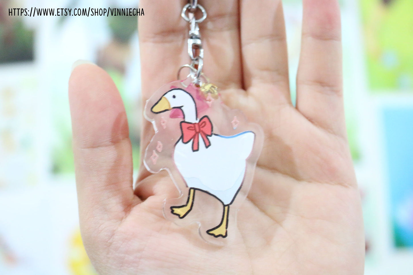 Untitled Goose Game Acrylic Charms