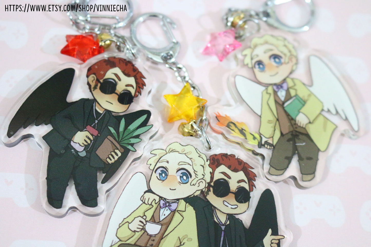 Good Omens Acrylic Charms