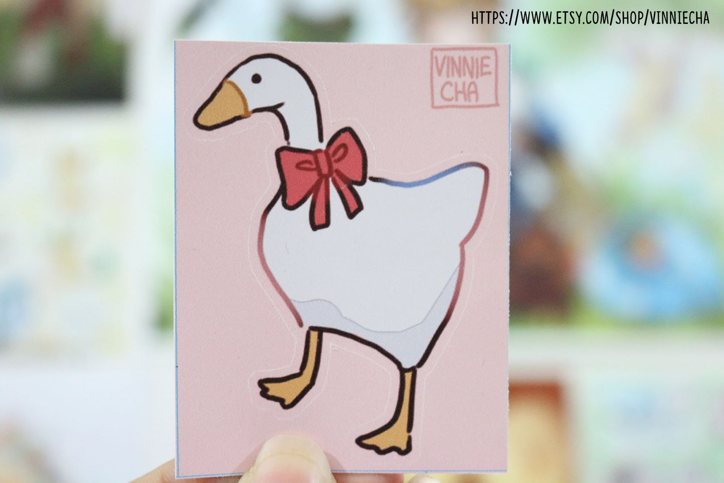 Untitled Goose Game Vinyl Stickers | Set A