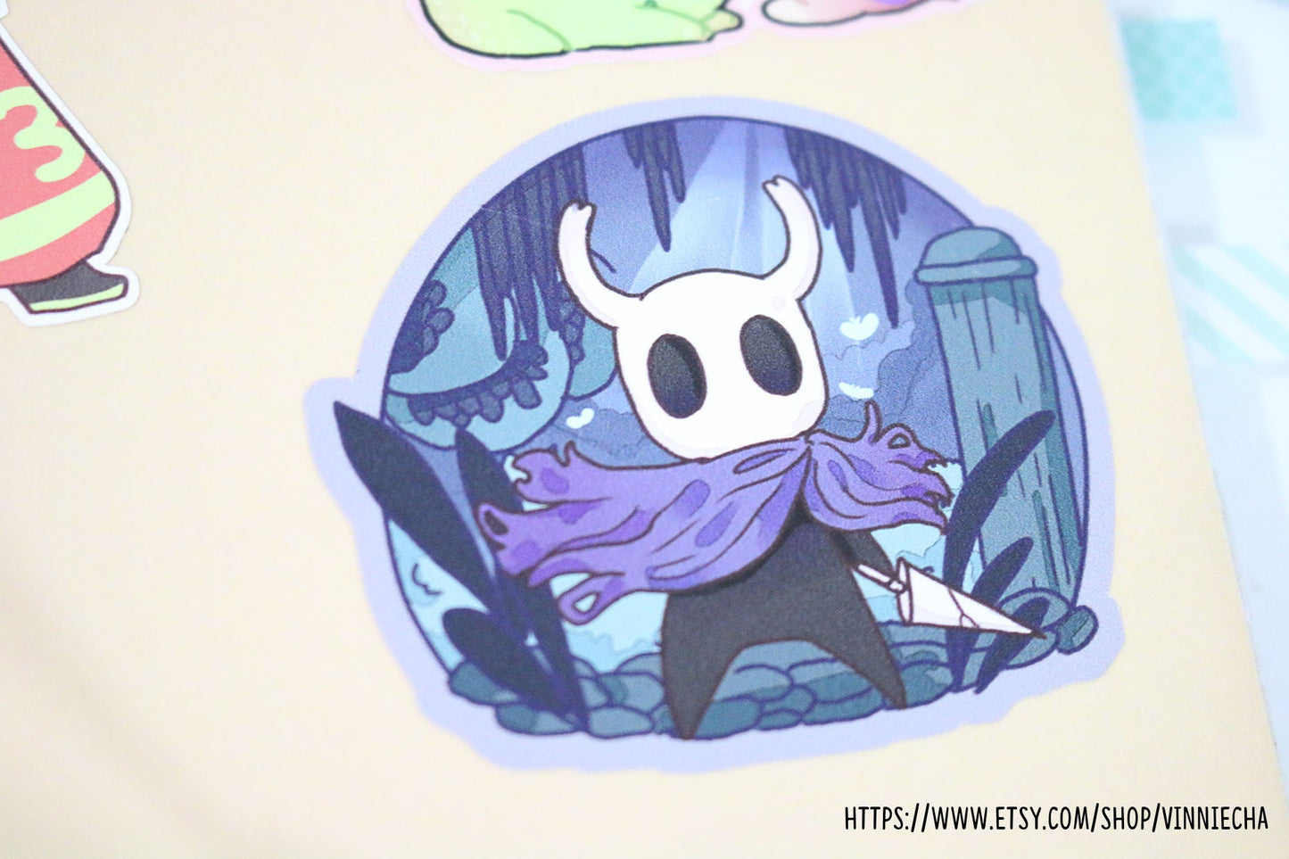 Hollow Knight Greenpath Vinyl Sticker