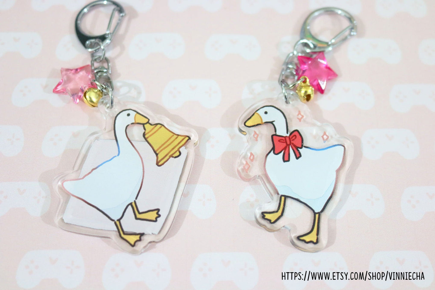 Untitled Goose Game Acrylic Charms