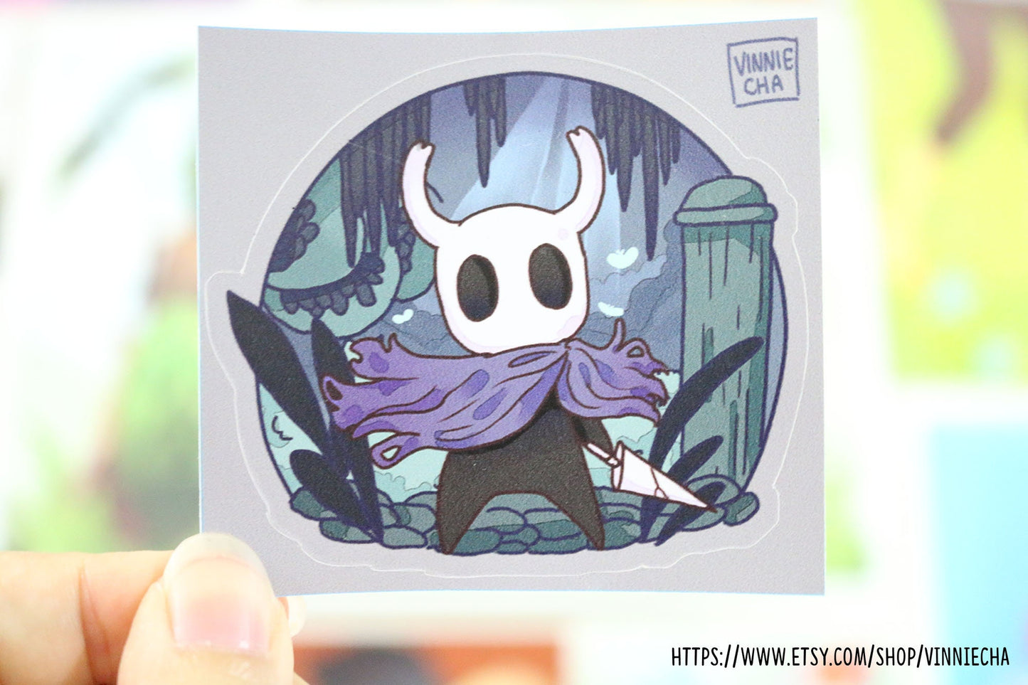 Hollow Knight Greenpath Vinyl Sticker