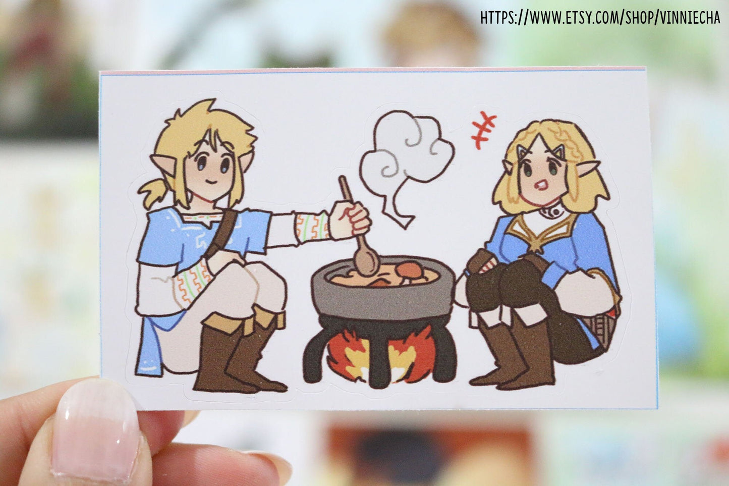 BoTW: Link & Zelda Stickers