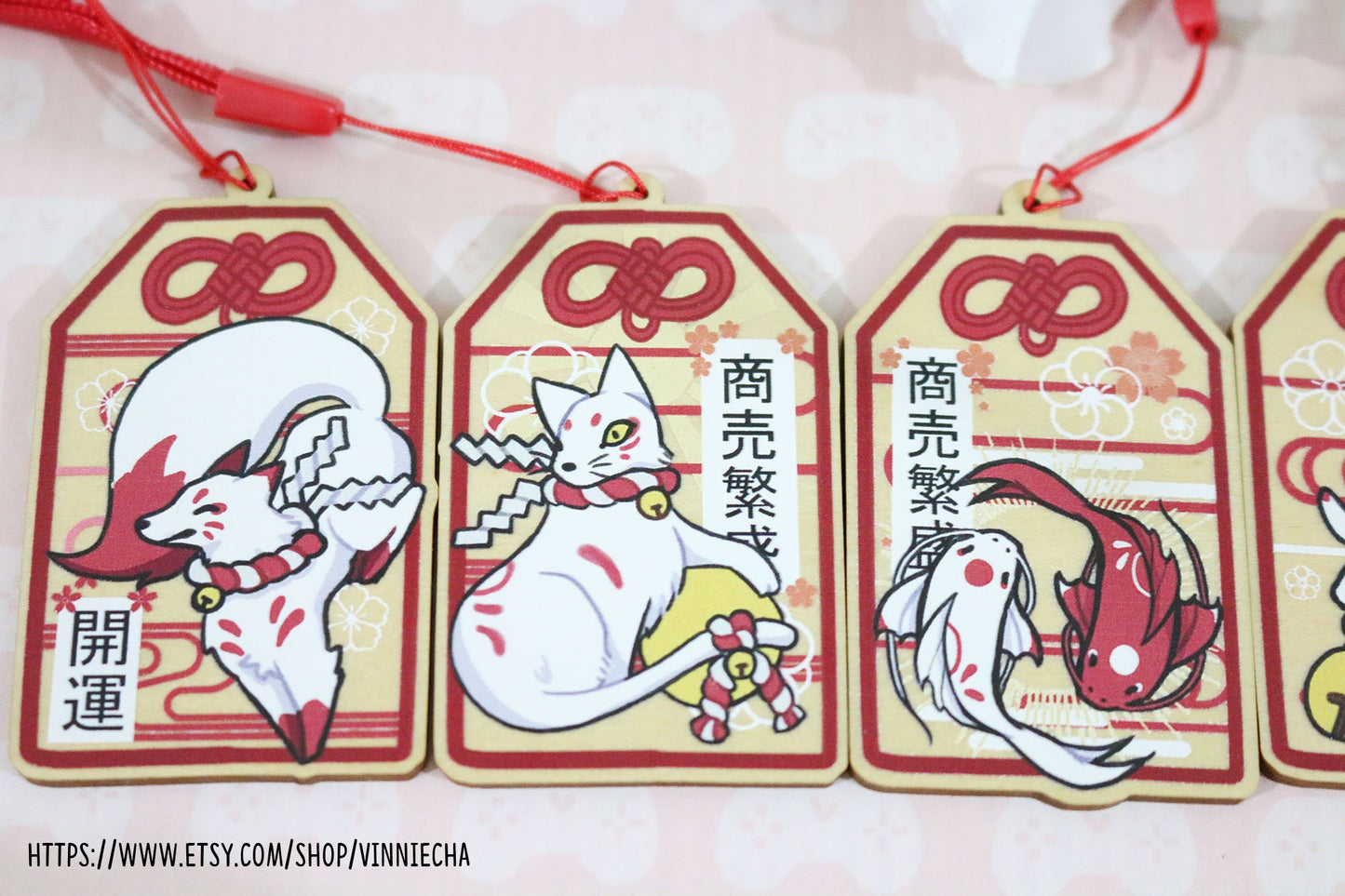 Kami Omamori Wooden Charms