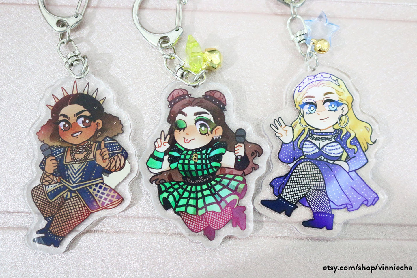 SIX the Musical Acrylic Charms