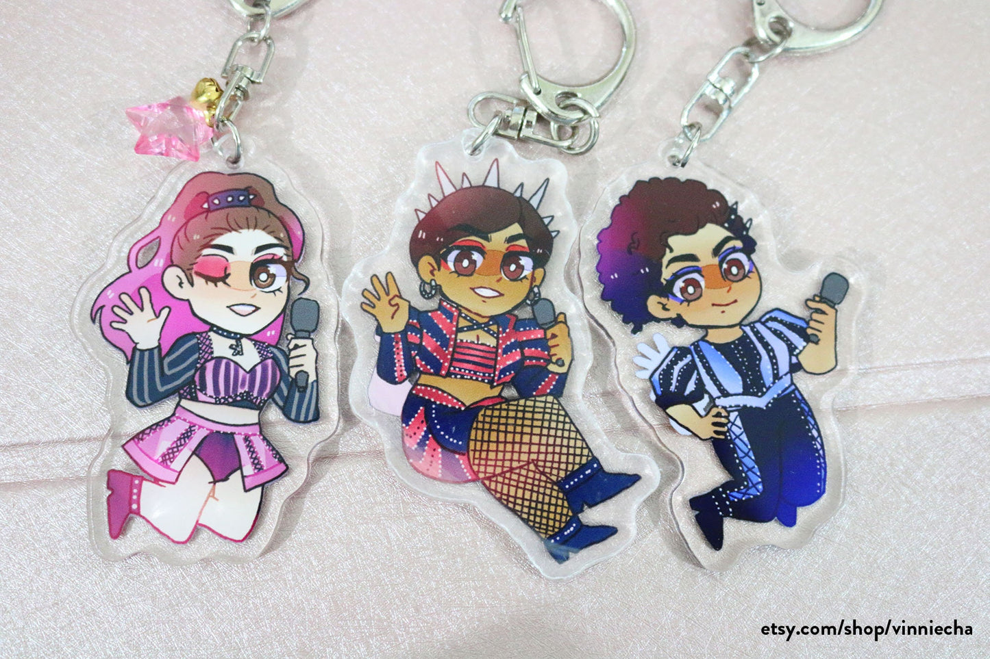 SIX the Musical Acrylic Charms