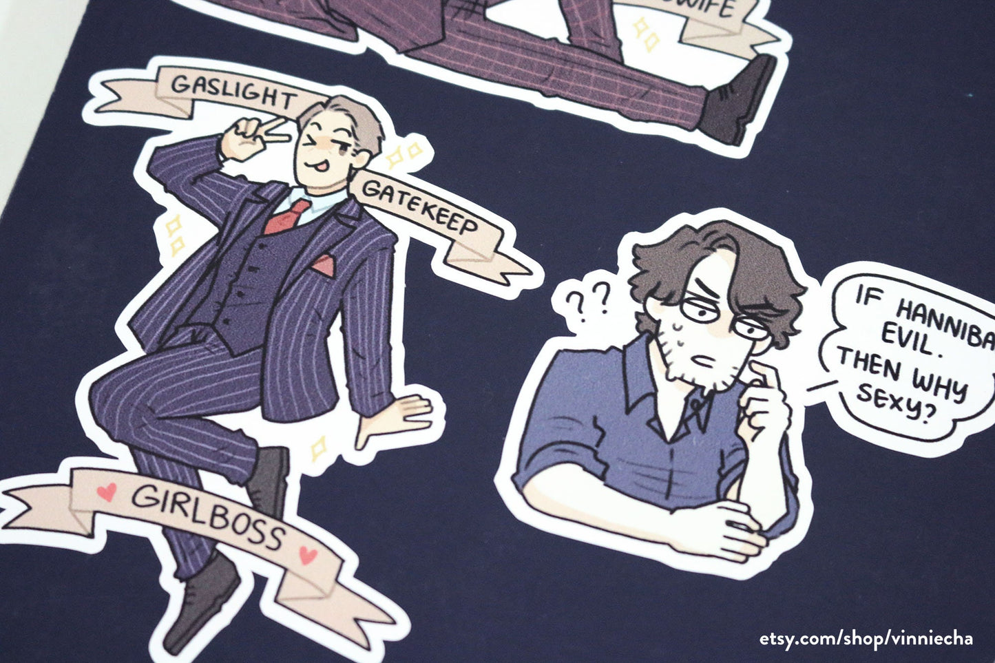 Hannibal Vinyl Stickers | Sticker Set A