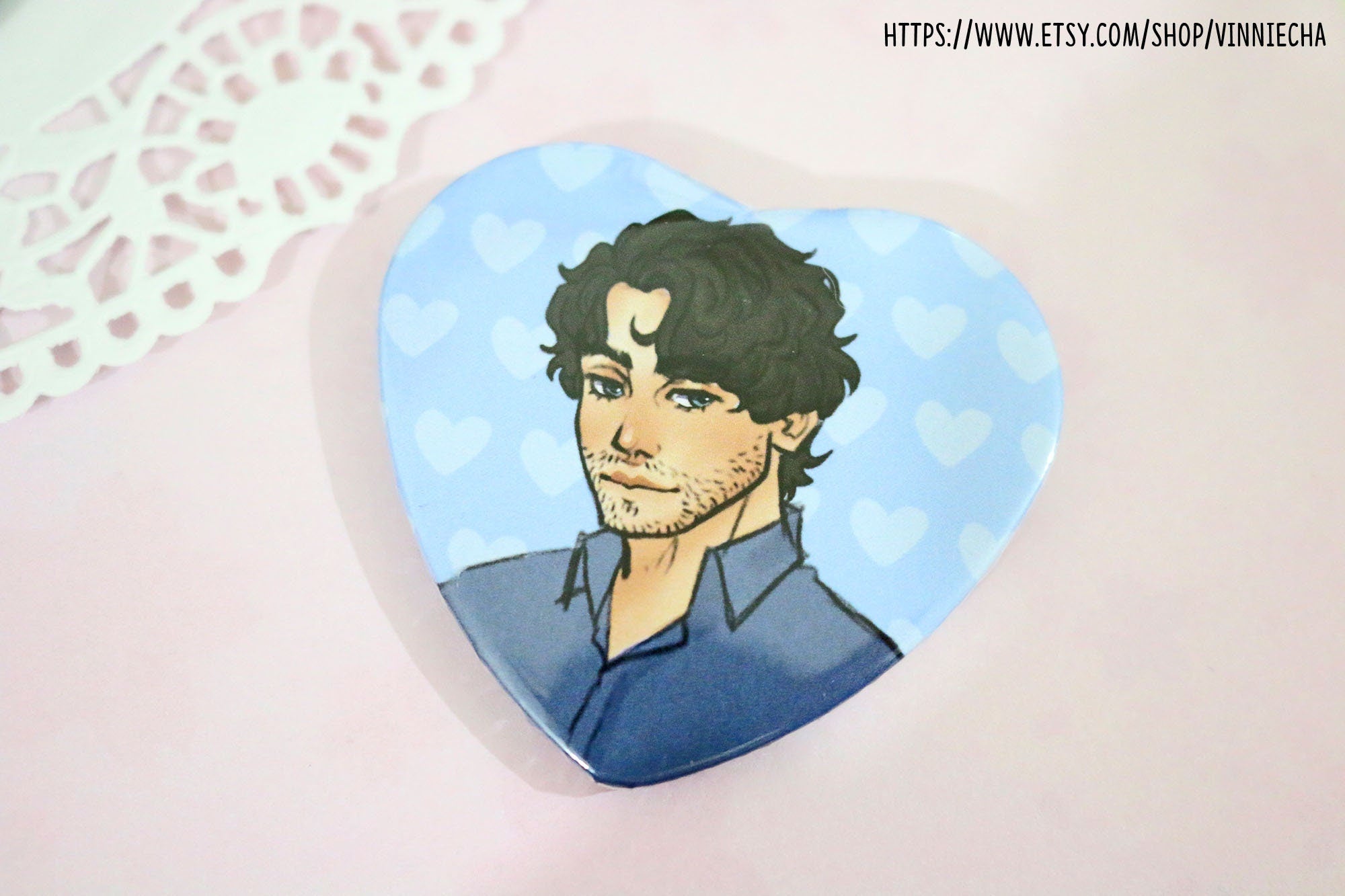 Hannigram Heart Badges – Vinnie Cha