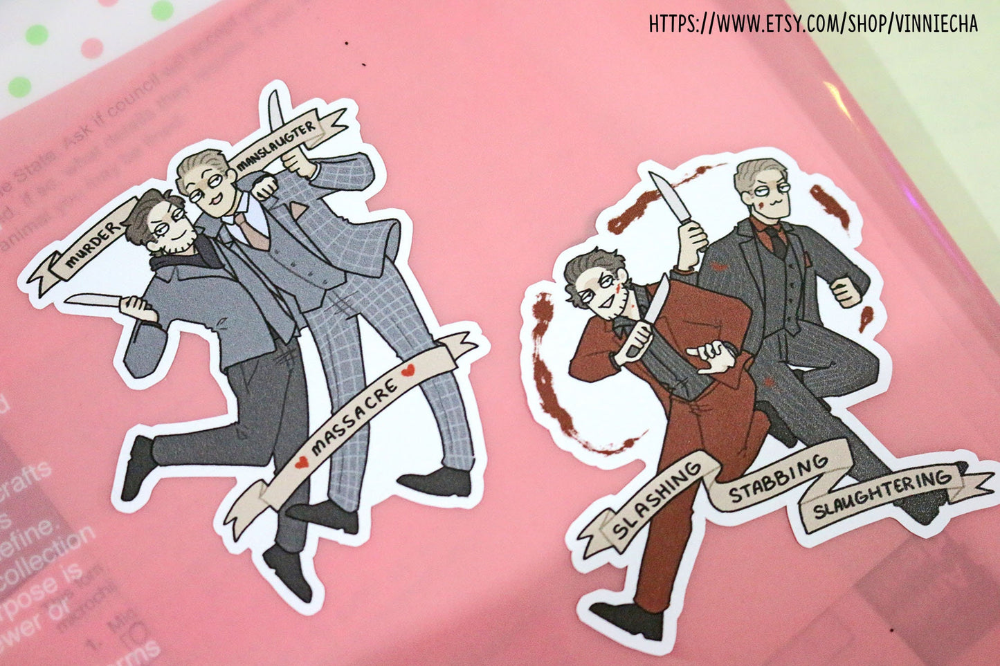 Hannibal Vinyl Stickers | Sticker Set C