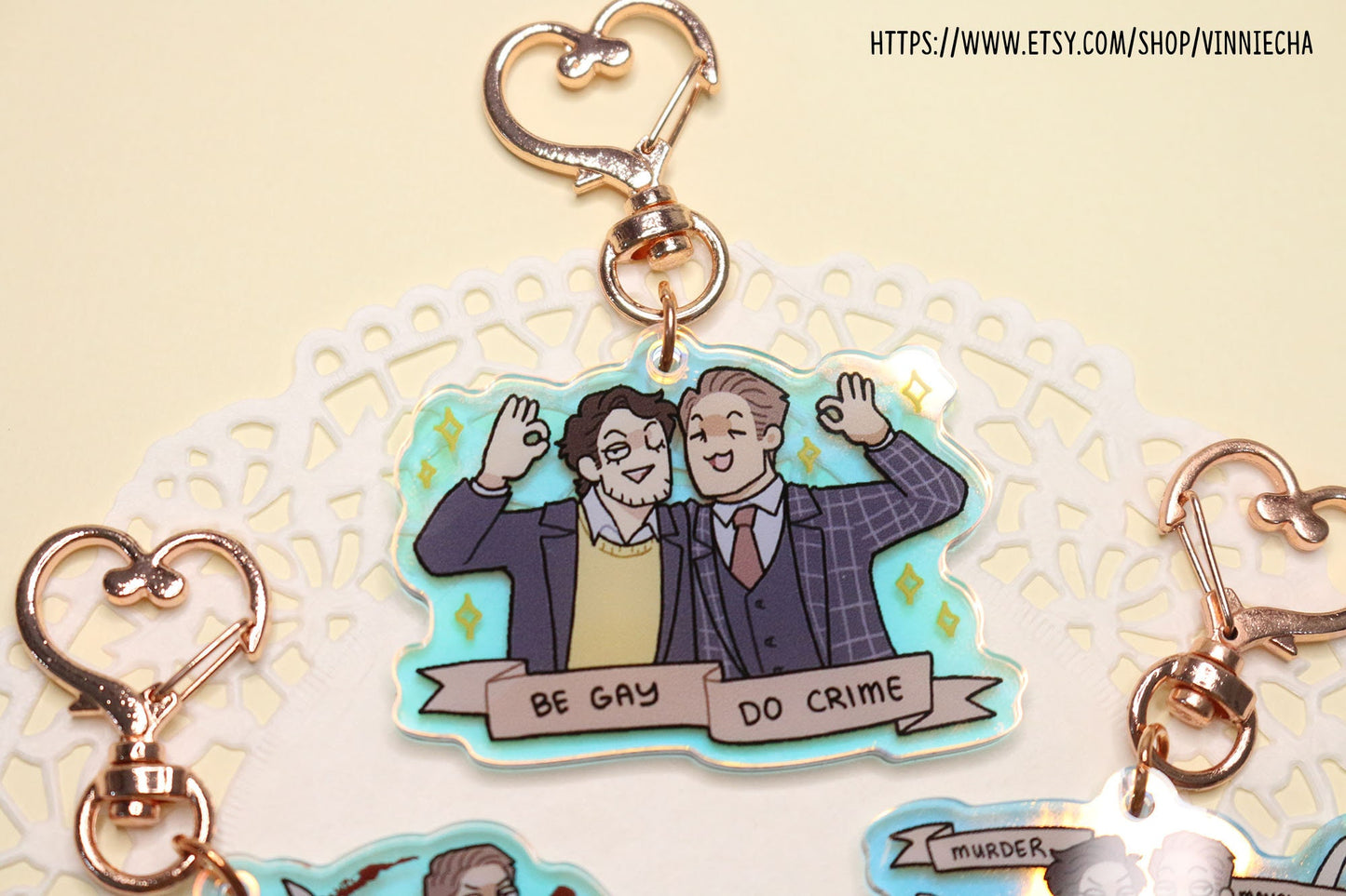 Hannigram | Hannibal + Will Rainbow Charms